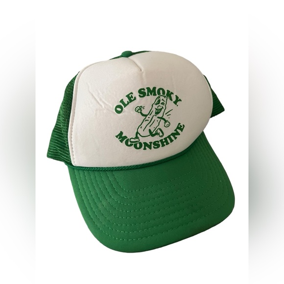 Other - Ole Smoky Moonshine hat Snapback Green White F2